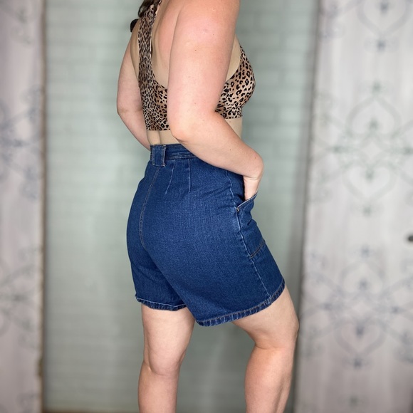 Vintage Denim Skort by Bill Blass Size 6 / Medium - Picture 4 of 12